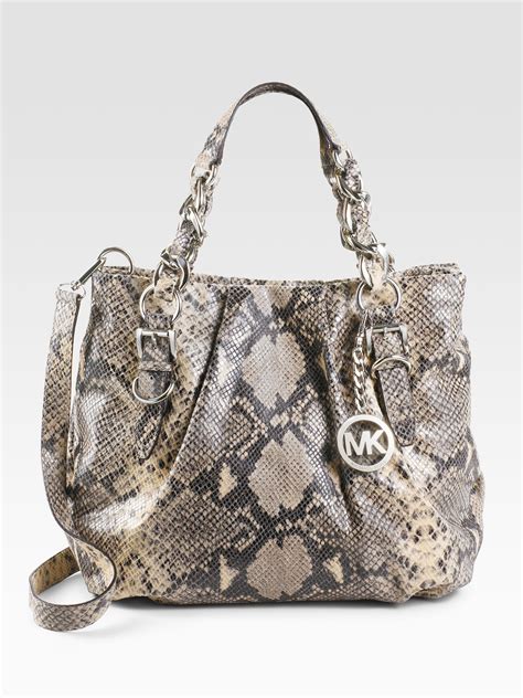 michael kors clutch black python|Michael kors python handbag + FREE SHIPPING .